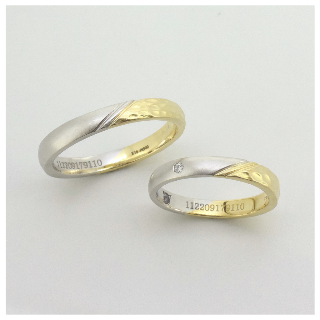 【オーダーメイド結婚指輪】 ♡S&M♡ (神奈川県) – Somm Jewelry_みなとみらい・横浜元町で手作り・オーダーメイドの結婚指輪・婚約指輪