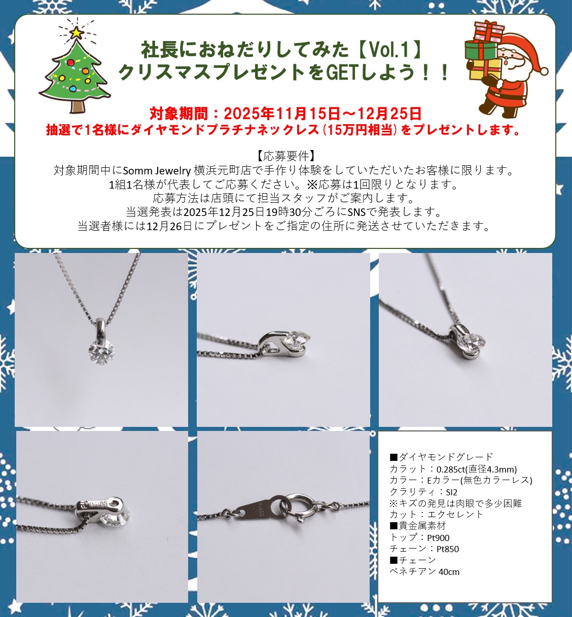 クリスマスプレゼントキャンペーン